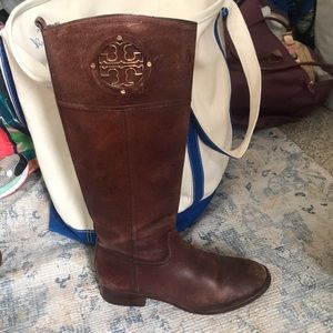 Tory Burch tall Brown Riding Boots